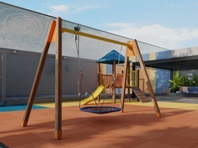 Perspectiva ilustrada do Playground